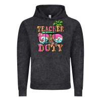 Vintage Black teacher off duty Vintage Hoodie - AdoDesignShop