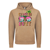 Vintage Coffee teacher off duty Vintage Hoodie - AdoDesignShop