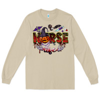 Mushroom halloween nurse life Long Sleeve Tee - BarkalooDesign