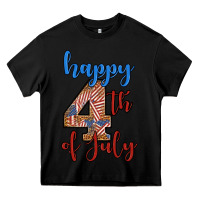 Black happy 4th of july Heavy Core Tee - BundleAndBundleShop