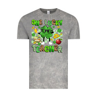 Cloud Rock one lucky teacher Vintage Tee - Artiststas