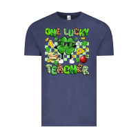 Vintage Denim one lucky teacher Vintage Tee - Artiststas