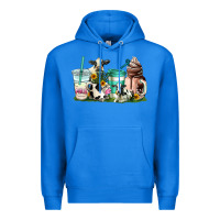 True Royal cow coffee cups Premium Hoodie - AdoDesignShop