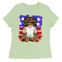 Matcha military gnomes boots american flag Ladies Tee - Artiststas