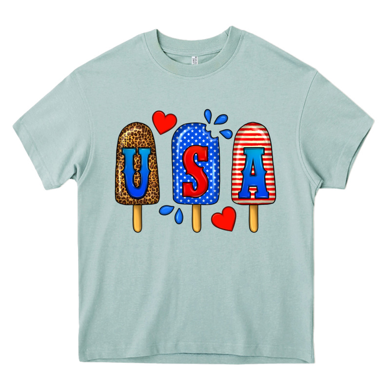 Usa Popsicles Heavy Core Tee by BundleAndBundleShop | Teevron