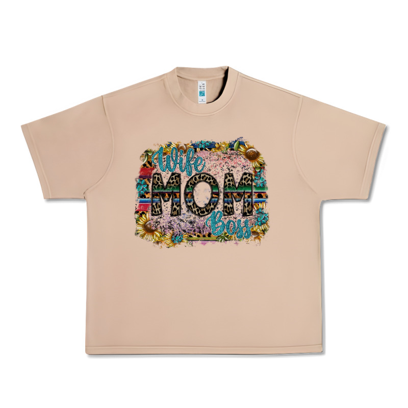 Wife Mom Boss Urban Heavy Tee by SublimationCraftShop | Teevron
