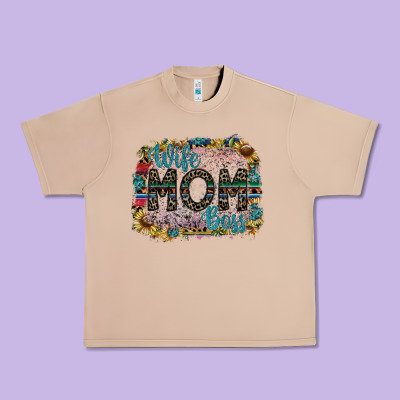 Wife Mom Boss Urban Heavy Tee Designed By Sublimationcraftshop