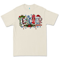 Bone Teacher Christmas Premium Tee - CowhideDigitalArt