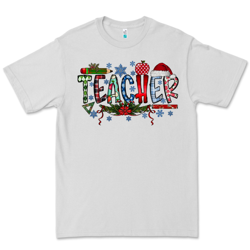 Teacher Christmas Premium Tee by CowhideDigitalArt | Teevron