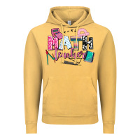 Vintage Mustard math teacher Vintage Hoodie - AdoDesignShop