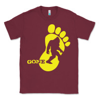 Burgundy bigfoot Classic Tee - artisFamous