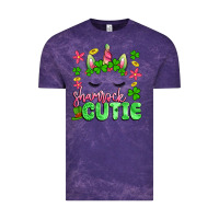 Cloud Purple shamrock cutie artiststas Vintage Tee - Artiststas