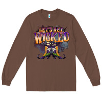 Chestnut lets get wıcked Long Sleeve Tee - BarkalooDesign