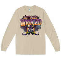 Mushroom lets get wıcked Long Sleeve Tee - BarkalooDesign