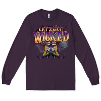 Plum lets get wıcked Long Sleeve Tee - BarkalooDesign