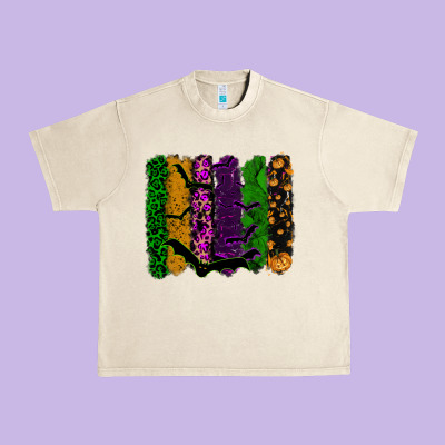 Halloween Brushstroke Urban Heavy Tee Designed By Ranaportraitstore
