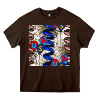 Chocolate Brown usa balloons seamless pattern Heavy Core Tee - BundleAndBundleShop