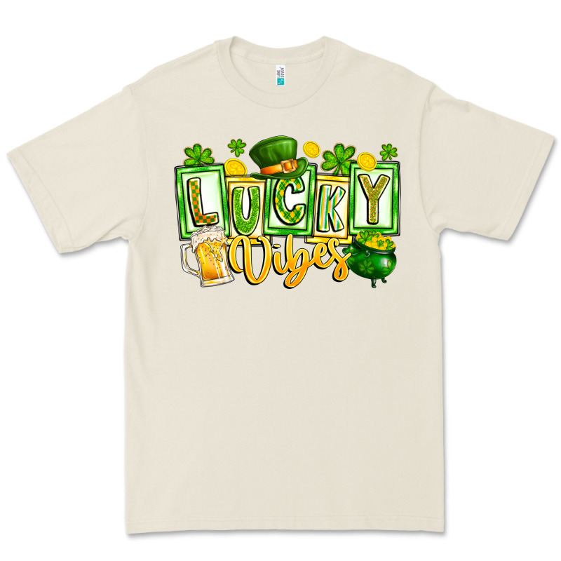 Lucky Vibes Premium Tee by CowhideDigitalArt | Teevron