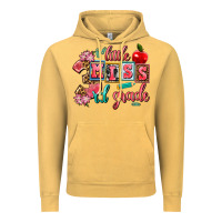 Vintage Mustard little miss 3rd grade Vintage Hoodie - AdoDesignShop