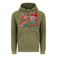 Vintage Olive little miss 3rd grade Vintage Hoodie - AdoDesignShop