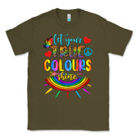 Army Green Let Your True Colours Shine Classic Tee - BundleAndBundleShop