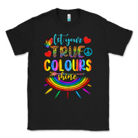 Black Let Your True Colours Shine Classic Tee - BundleAndBundleShop