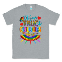 Heather Grey Let Your True Colours Shine Classic Tee - BundleAndBundleShop