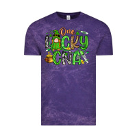 Cloud Purple one lucky cna Vintage Tee - Artiststas