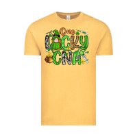 Vintage Mustard one lucky cna Vintage Tee - Artiststas