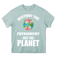 Arona Destroy the patriarchy not the planet Heavy Core Tee - Bettercallsaul