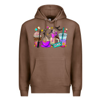 Chestnut lash hustler coffee cups Premium Hoodie - AdoDesignShop