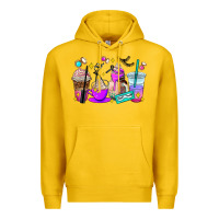 Lemon lash hustler coffee cups Premium Hoodie - AdoDesignShop