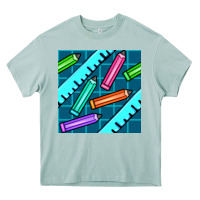 Arona school pencil seamless pattern Heavy Core Tee - BundleAndBundleShop