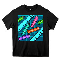 Black school pencil seamless pattern Heavy Core Tee - BundleAndBundleShop