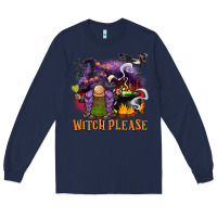 Navy witch please Long Sleeve Tee - BarkalooDesign
