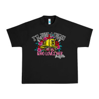 Black im just a woman who loves her firefighter Urban Heavy Tee - SublimationCraftShop