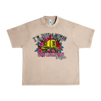 French Oak im just a woman who loves her firefighter Urban Heavy Tee - SublimationCraftShop