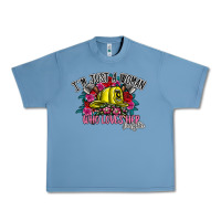 Pebble Blue im just a woman who loves her firefighter Urban Heavy Tee - SublimationCraftShop