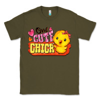 Army Green one cute chick Classic Tee - FaDigitalArtStudio