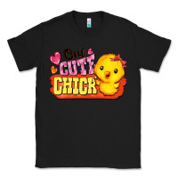 Black one cute chick Classic Tee - FaDigitalArtStudio