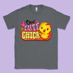 One Cute Chick Classic Tee Designed By Fadigitalartstudio