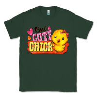 Sports Green one cute chick Classic Tee - FaDigitalArtStudio