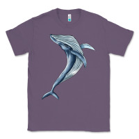 Lavender humpback whale jumping Classic Tee - BarkalooDesign