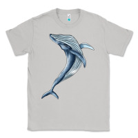 Moon Dust humpback whale jumping Classic Tee - BarkalooDesign