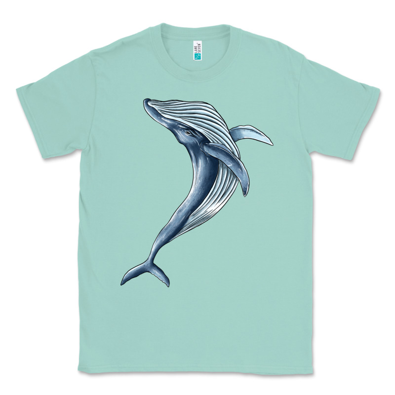 Humpback Whale Jumping Classic Tee by BarkalooDesign | Teevron