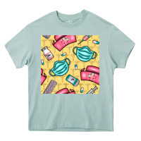 Arona nurse medicine seamless pattern Heavy Core Tee - BundleAndBundleShop