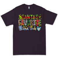 Plum Santa's Favorite Rad Tech Premium Tee - CowhideDigitalArt