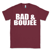 Burgundy bad & boujee Classic Tee - artisFamous
