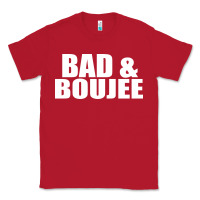 Red bad & boujee Classic Tee - artisFamous