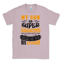 Lilac My Son Is Super Awesome His Stepdad Classic Tee - artisFamous